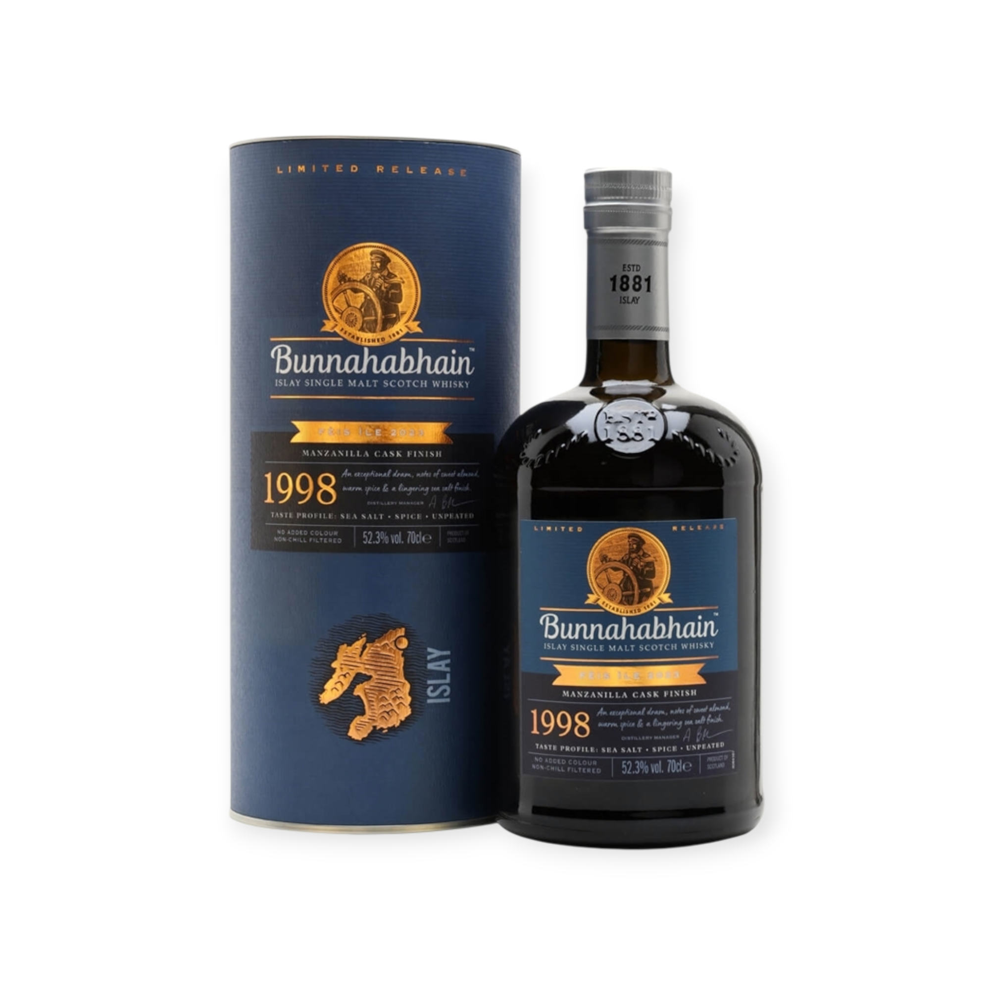 Bunnahabhain 1998 Manzanilla Finish Feis Ile 2023 1 Bunnahabhain 1998 Manzanilla Finish Feis Ile 2023