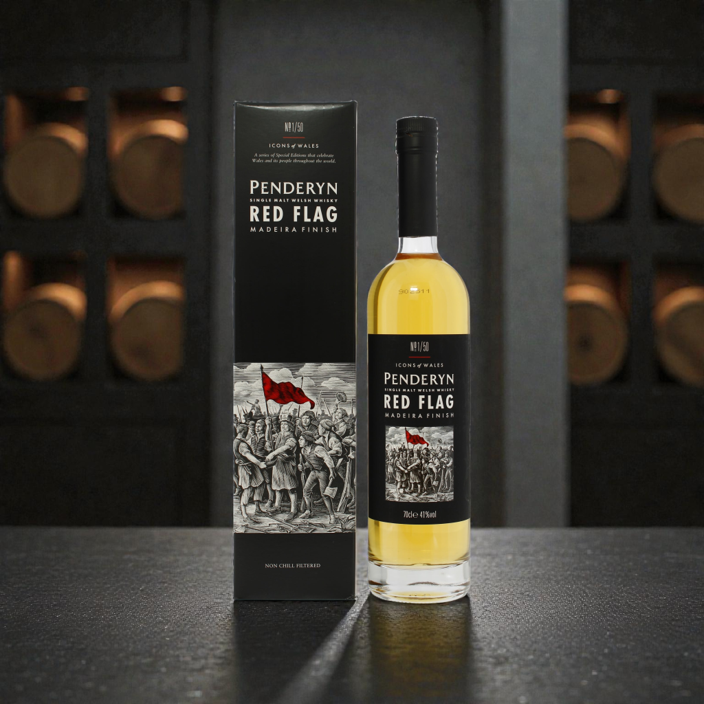 Penderyn Icons Of Wales No 1 Red Flag