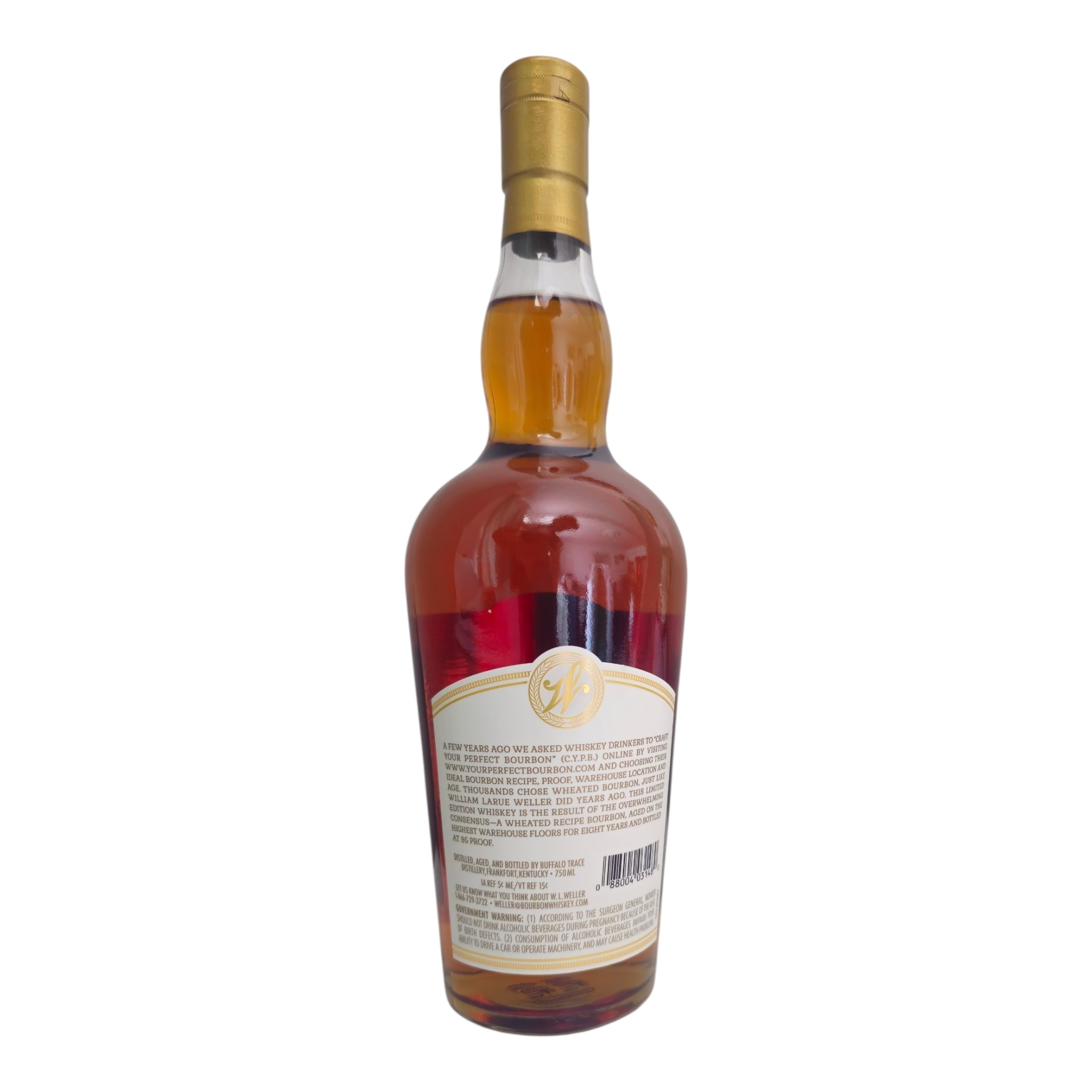 Weller C.Y.P.B 8 Year Old Bourbon 3 Weller C.Y.P.B 8 Year Old Bourbon - Image 3