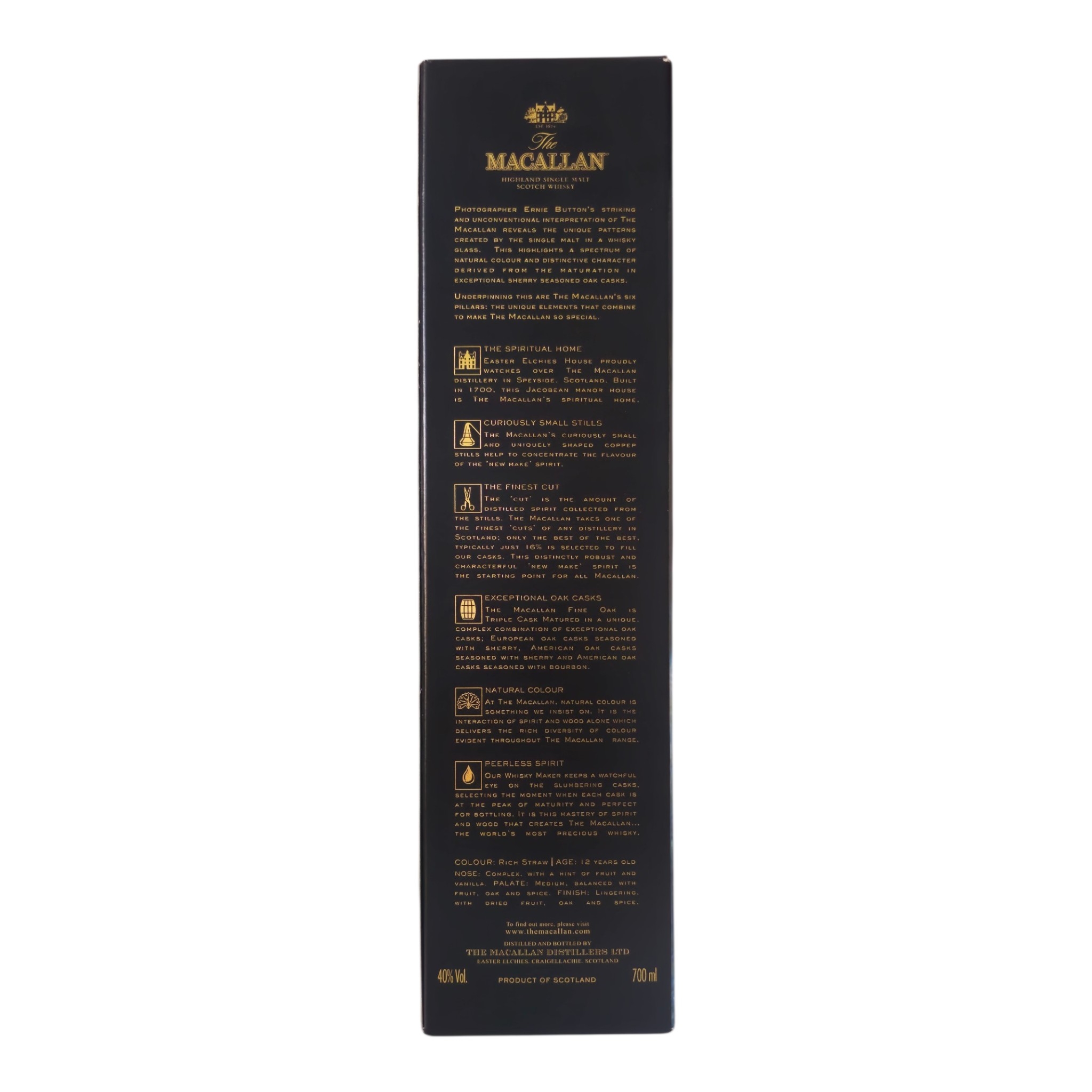 Macallan 12 Year Old Triple Cask Matured Ernie Button Edition 3 Macallan 12 Year Old Triple Cask Matured Ernie Button Edition